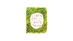 Daisies Typography minimalistic