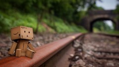 Danboard railroad tracks