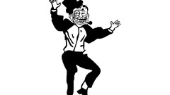 Dance jumping meme arms raised Troll Dad