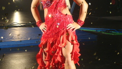 Dancers blondes woman gold