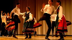 Dancing folklore Hungarian
