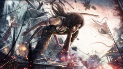 Dancing tomb raider lara croft reborn artwork