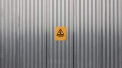 Danger Metallic high voltage