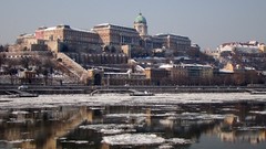Danube River Ice jam