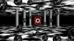 Dark abstract backgrounds spheres