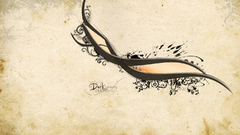 Dark abstract Beauty shapes