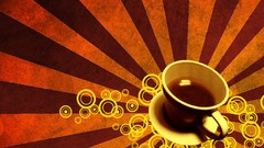 Dark abstract coffee plates stripes minimalistic vectors