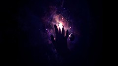 Dark abstract floral