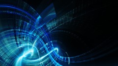 Dark abstract lines Speed futuristic warp