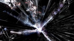 Dark abstract science fiction