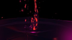 Dark abstract splashes