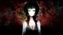 Dark abstract Spotted green eyes brunettes short hair vocaloid 