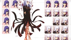Dark Anime anime girls fate stay night matou sakura concept art 