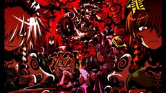 Dark anime girls remilia scarlet touhou izayoi sakuya flandre 