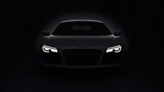 Dark Audi cars audi r8 headlights