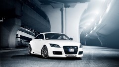 Dark Audi white Audi TT RS