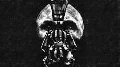 Dark Batman monochrome masks artwork Bane Batman The Dark 