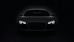 Dark cars audi r8