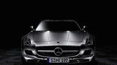 Dark cars sls amg muscle cars