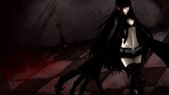 Dark claws horns Shorts red eyes coat long hair boots black 