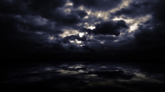 Dark clouds sky heaven