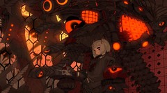 Dark cyberpunk anime girls