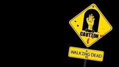 Dark dead blood zombies minimalistic