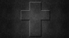 Dark design patterns god metal cross grunge