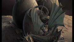 Dark eggs Dragons fantasy art