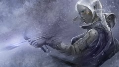 Dark Elves Drow artwork Archers fantasy art