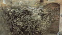 Dark ghost paintings skulls creepy