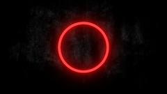 Dark glow circles minimalistic