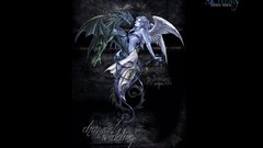 Dark Gothic woman Dragons alchemy Chemical weddings