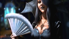 Dark Gothic woman Vampires fantasy art renders