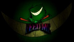 Dark Green teeth Monsters grin dubstep smiling feed me Photo 