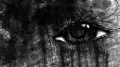 Dark grunge eye high