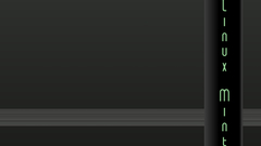 Dark Linux mint computer