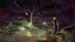 Dark lonely skeletons