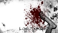Dark love Guns blood
