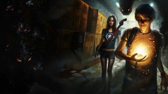 Dark magic boy digital art