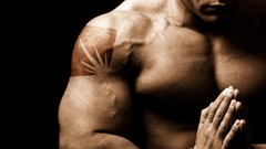 Dark Men muscles bodybuilding