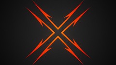 Dark minimalistic digital art grey background