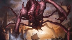 Dark Monsters Warriors fantasy art