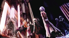 Dark moon Books wings dress Vampires Priest white hair gloves 