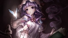 Dark moon smoke Birds Books dress hats Ribbons earrings 