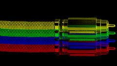 Dark multicolor Audio black