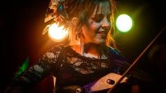 Dark Music woman violins brunettes violinist Lindsey Stirling