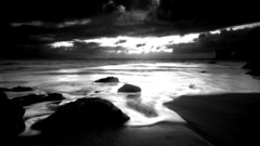 Dark Noir monochrome Beaches