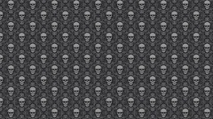 Dark patterns tile skulls