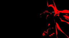 Dark red Batman
